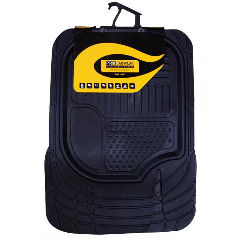 Σετ Πατάκια PRO-CARWEAR Σκάφη (Λάστιχο/Μαύρο)