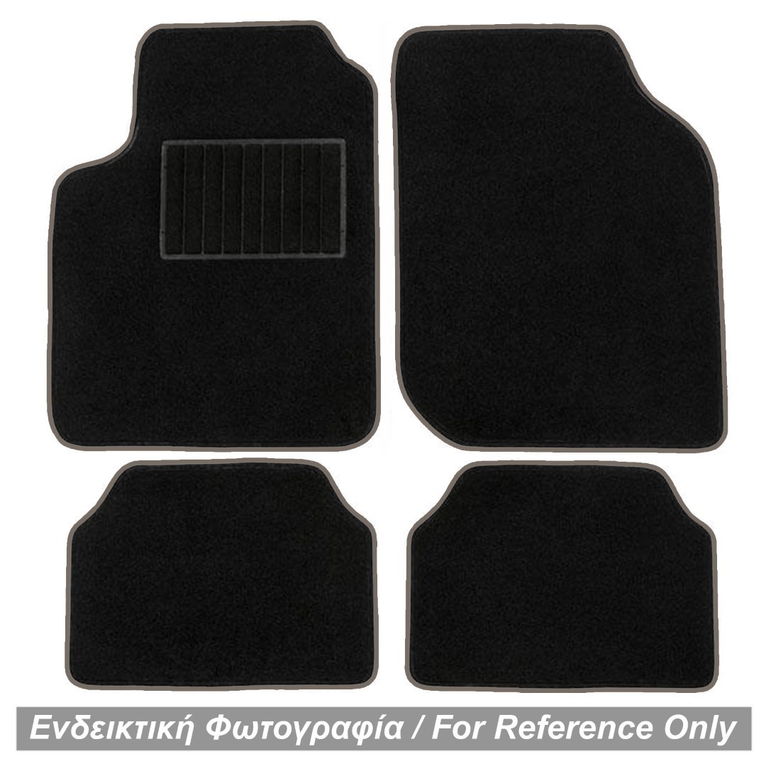 TYPE-B UNIVERSAL ΠΑΤΑΚΙΑ ΜΟΚΕΤΑ (ΜΑΥΡΟ ΜΕ ΓΚΡΙ ΡΕΛΙ) - 4 ΤΕΜ.
