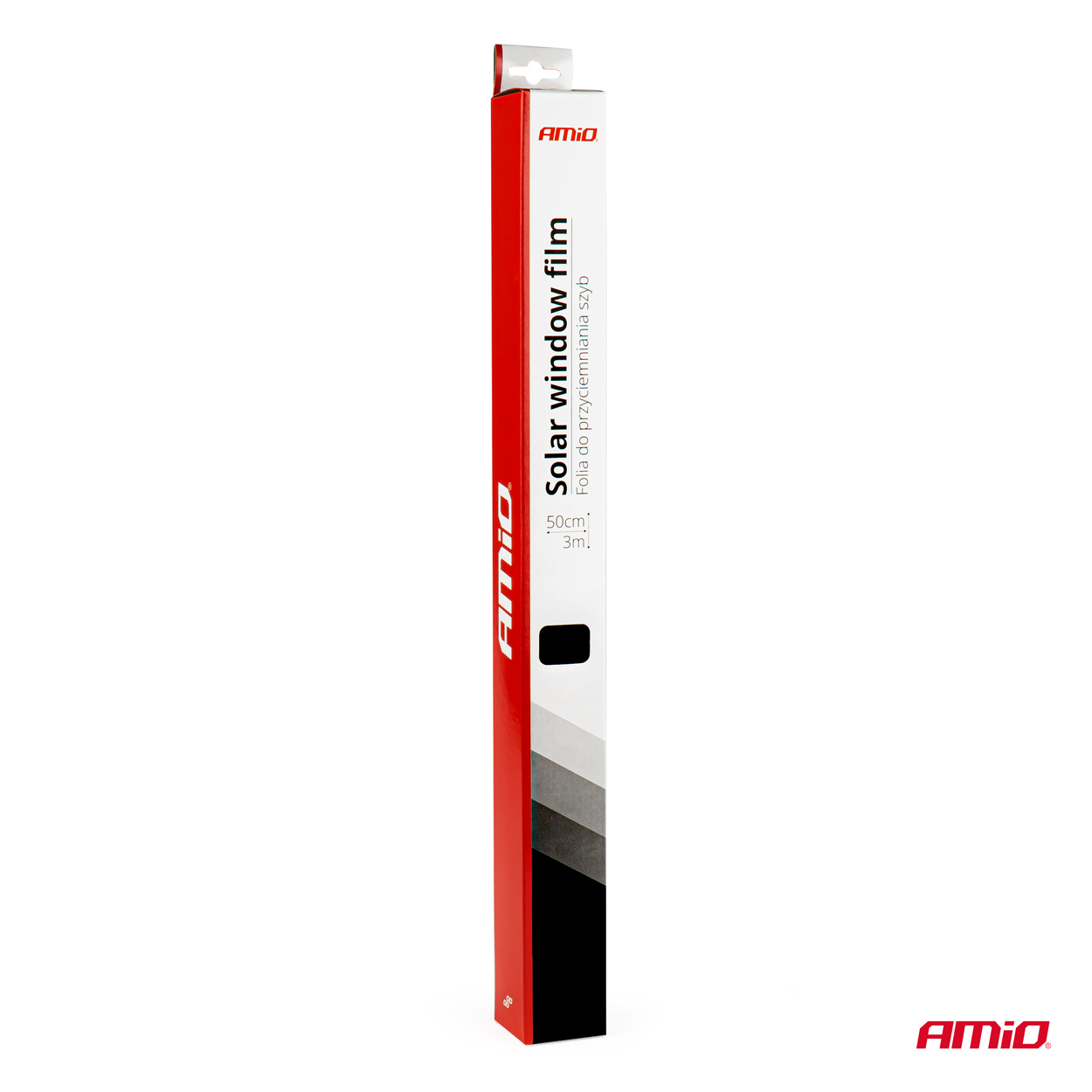 Φίλμ Τζαμιών Φιμέ AMiO (50cm x 300cm / Πολύ Σκούρο Μαύρο 1%)