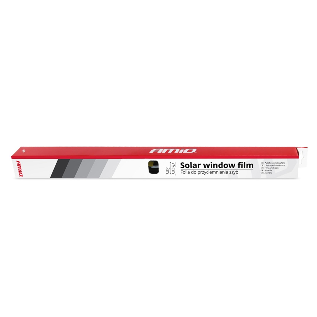 Φίλμ Τζαμιών Φιμέ AMiO (75cm x 300cm / Ανοικτό Μαύρο 60%)