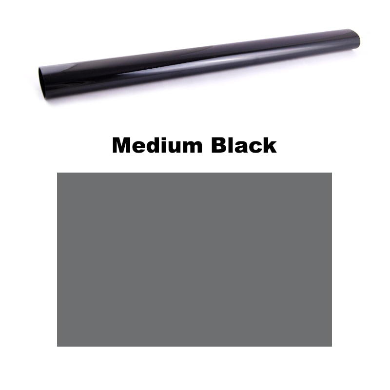 Φίλμ Τζαμιών Φιμέ TOP-COLOUR (50cm x 300cm / Μεσαίο Μαύρο)