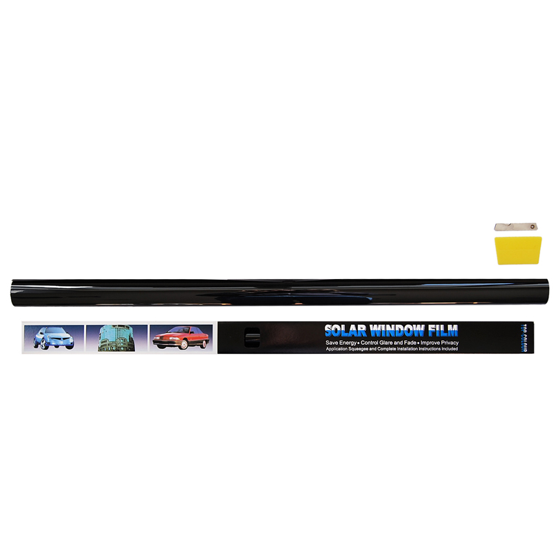Φίλμ Τζαμιών Φιμέ TOP-COLOUR (76cm x 300cm / Μαύρο)
