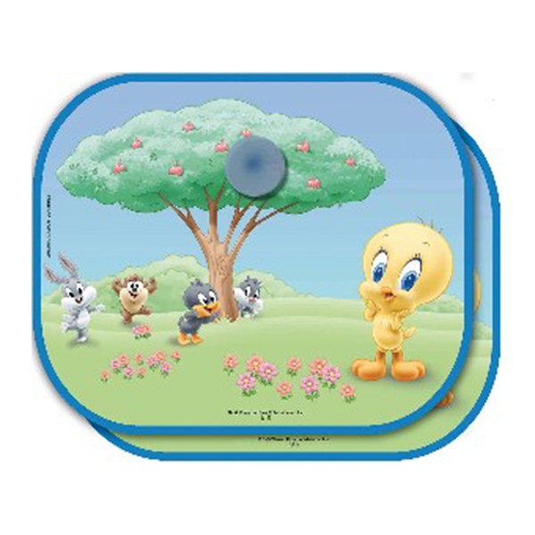 Κουρτινάκια Πλαϊνά/Με Βεντούζα/Baby Looney Tunes Tweety (37cm x 45cm)