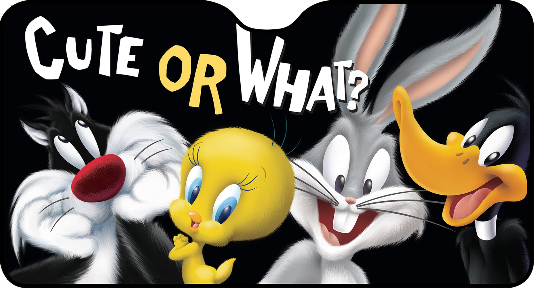 Αντιηλιακό Κουρτινάκι Παρμπρίζ Looney Tunes (Αλουμινίου / 70cm x 130cm)