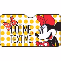 Αντιηλιακό Κουρτινάκι Παρμπρίζ Minnie (Αλουμινίου / 80cm x 130cm)