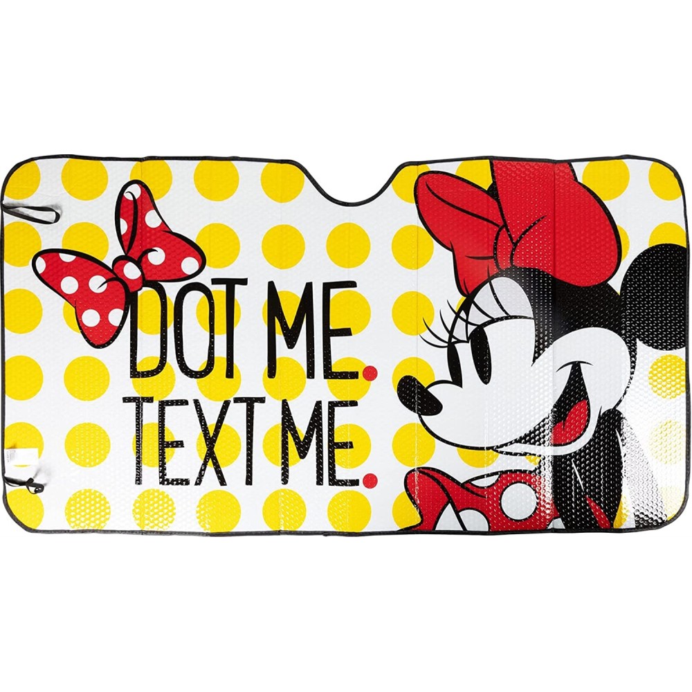 Αντιηλιακό Κουρτινάκι Παρμπρίζ Minnie (Αλουμινίου / 80cm x 130cm)