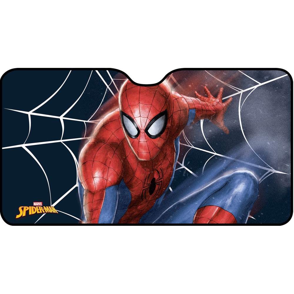 Αντιηλιακό Κουρτινάκι Παρμπρίζ Spiderman (Αλουμινίου / 70cm x 130cm)