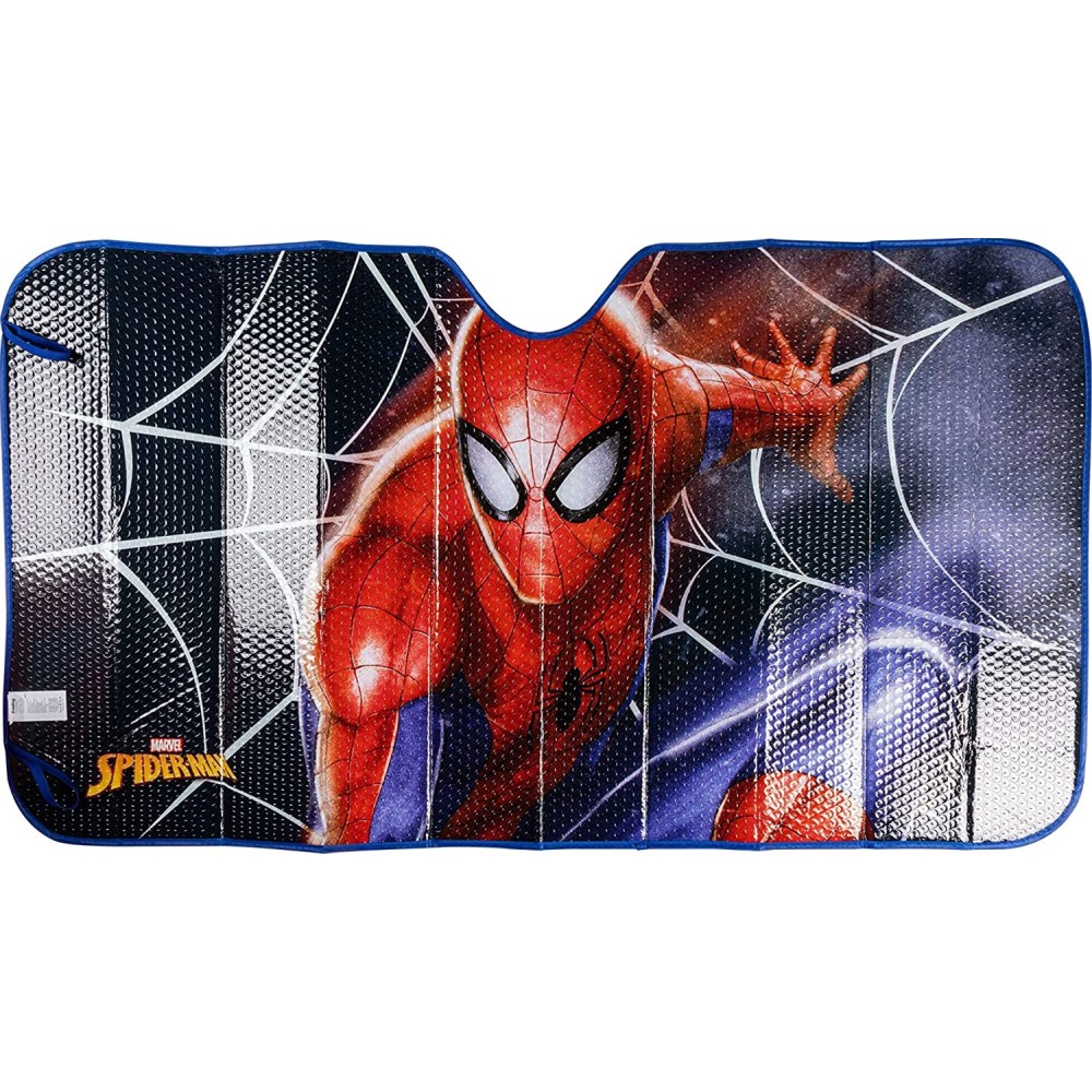 Αντιηλιακό Κουρτινάκι Παρμπρίζ Spiderman (Αλουμινίου / 70cm x 130cm)