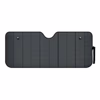 Εσωτερική Ηλιοπροστασία Παρμπρίζ LAMPA DELUXE SERIES (145cm x 72cm / Μαύρο Ματ)