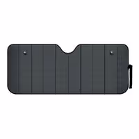 Εσωτερική Ηλιοπροστασία Παρμπρίζ LAMPA DELUXE SERIES (147cm x 61cm / Μαύρο Ματ)