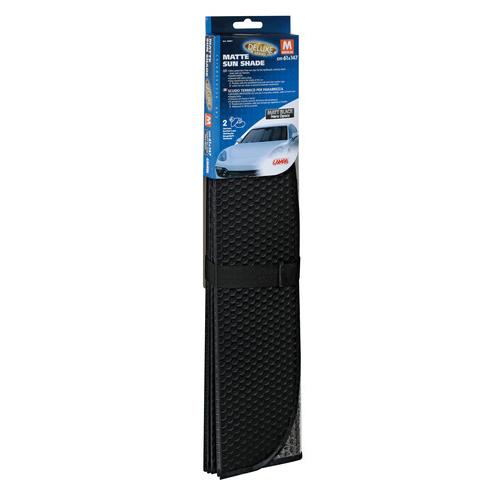Εσωτερική Ηλιοπροστασία Παρμπρίζ LAMPA DELUXE SERIES (147cm x 61cm / Μαύρο Ματ)