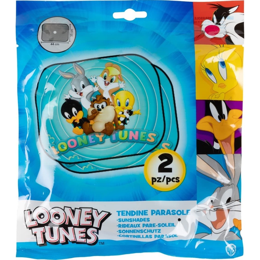 Κουρτινάκια Πλαϊνά Με Βεντούζα Baby Looney Tunes (44cm x 35cm)