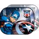 Κουρτινάκια Πλαϊνά Με Βεντούζα Captain America (44cm x 35cm)
