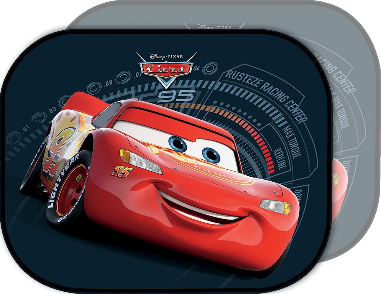 Κουρτινάκια Πλαϊνά Με Βεντούζα Cars (44cm x 35cm)