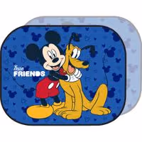 Κουρτινάκια Πλαϊνά Με Βεντούζα Mickey & Pluto (44cm x 35cm)