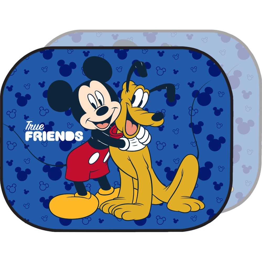 Κουρτινάκια Πλαϊνά Με Βεντούζα Mickey & Pluto (44cm x 35cm)