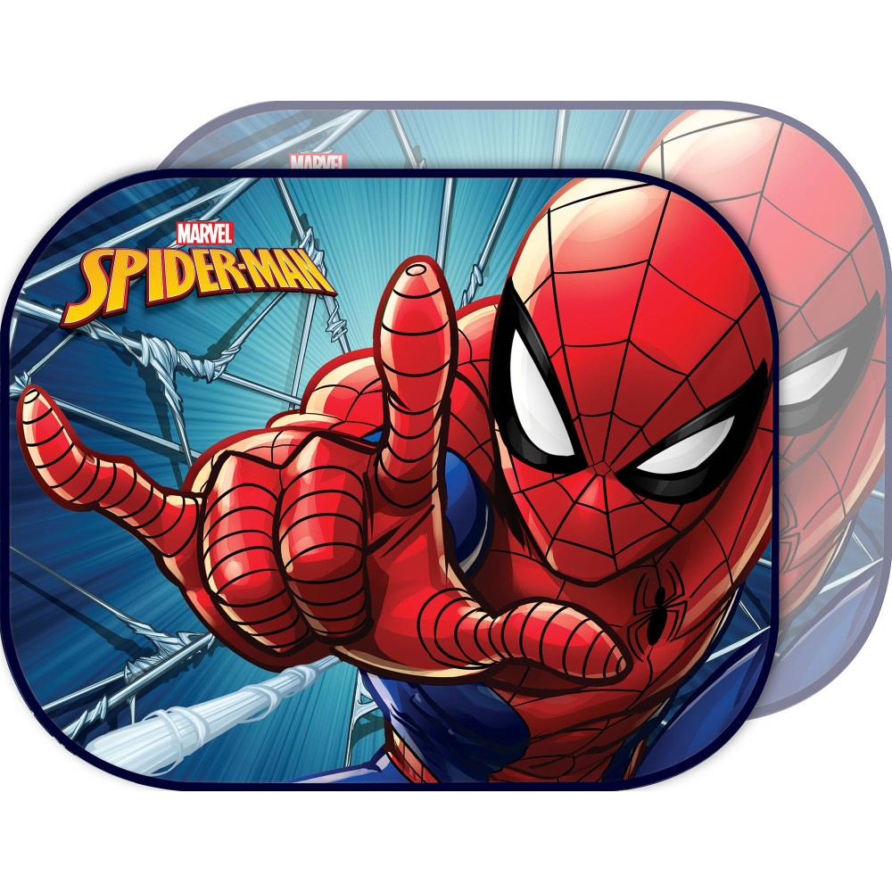 Κουρτινάκια Πλαϊνά Με Βεντούζα Spiderman (44cm x 35cm)