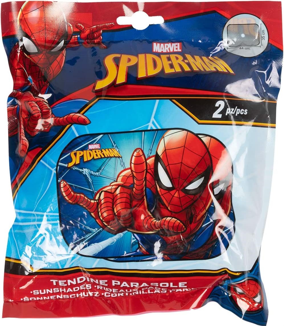 Κουρτινάκια Πλαϊνά/Με Βεντούζα/Spiderman (44cm x 35cm)