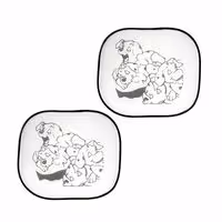 ΣΚΙΑΣΤΡΑ ΠΛΑΪΝΑ ΖΕΥΓΑΡΙ ΜΕ ΒΕΝΤΟΥΖΑ 2 ΤΕΜΑΧΙΑ - FOUR DOGS