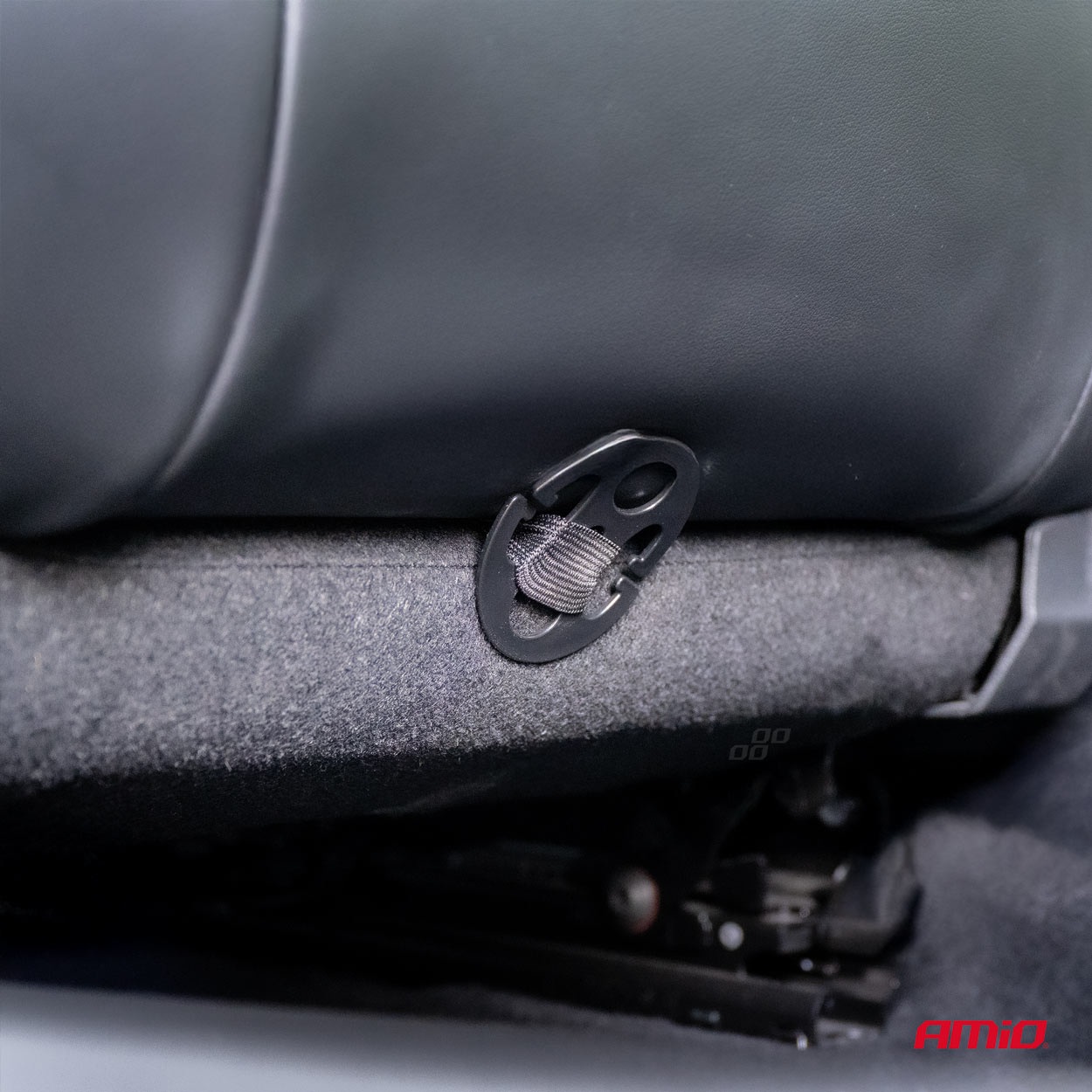 Amio - Κάλυμμα Καθίσματος Αντιιδρωτικό με Χάντρες & Στήριξη Μέσης 45×120cm Γκρί – Universal CSM-17 - 1 Τεμ. (04430/AM)