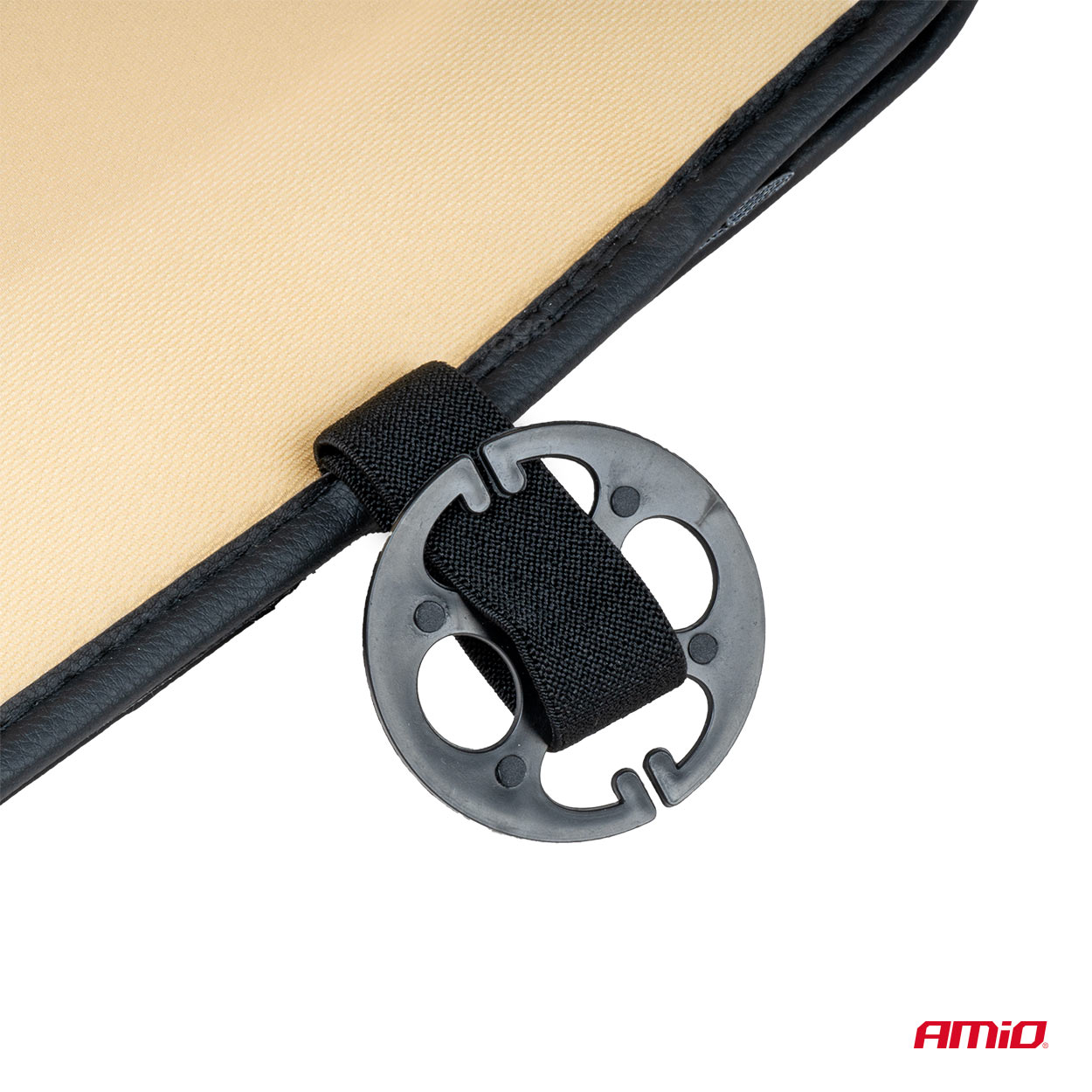 Amio - ΠΛΑΤΟΚΑΘΙΣΜΑ ΜΕ ΧΑΝΤΡΕΣ ΚΑΙ ΜΑΞΙΛΑΡΑΚΙ ΜΕΣΗΣ ΑΠΟ ΠΟΛΥΕΣΤΕΡΙΚΟ ΑΦΡΩΔΕΣ ΥΛΙΚΟ 147x68cm ΜΑΥΡΟ - 1 Τεμ. (03649/AM)