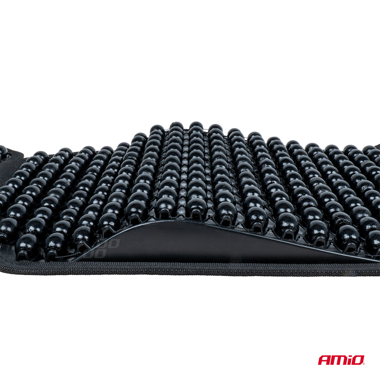 Amio - ΠΛΑΤΟΚΑΘΙΣΜΑ ΜΕ ΧΑΝΤΡΕΣ ΚΑΙ ΜΑΞΙΛΑΡΑΚΙ ΜΕΣΗΣ ΜΕ ΚΑΛΥΨΗ ΣΕ ΠΡΟΣΚΕΦΑΛΟ 126x44cm ΜΑΥΡΟ - 1 Τεμ. (03650/AM)