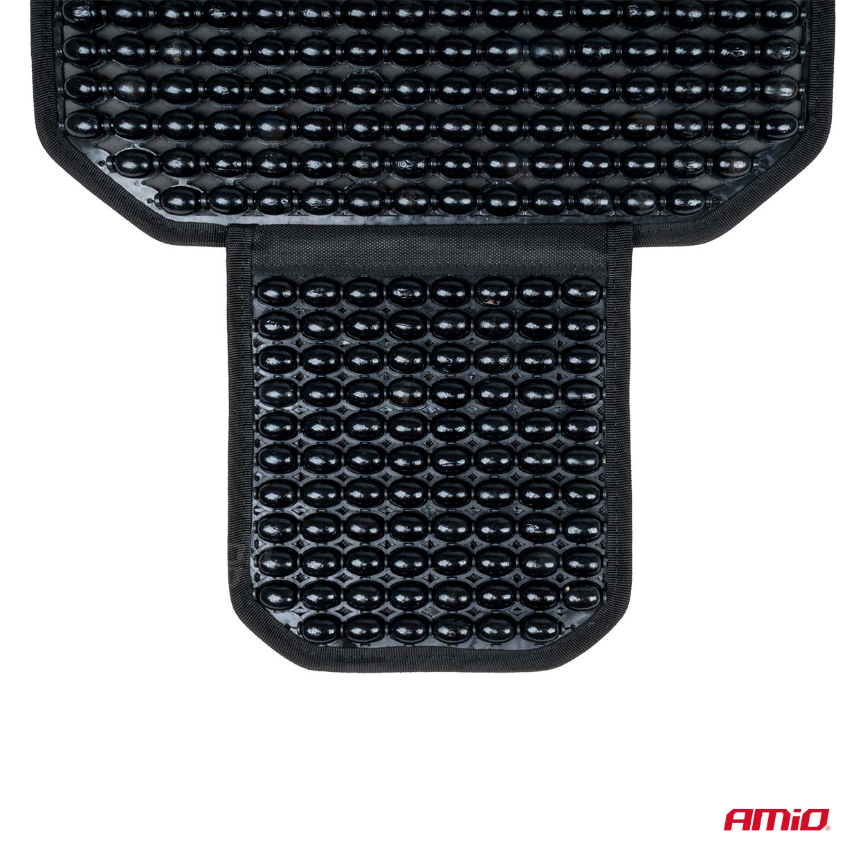 Amio - ΠΛΑΤΟΚΑΘΙΣΜΑ ΜΕ ΧΑΝΤΡΕΣ ΚΑΙ ΜΑΞΙΛΑΡΑΚΙ ΜΕΣΗΣ ΜΕ ΚΑΛΥΨΗ ΣΕ ΠΡΟΣΚΕΦΑΛΟ 126x44cm ΜΑΥΡΟ - 1 Τεμ. (03650/AM)