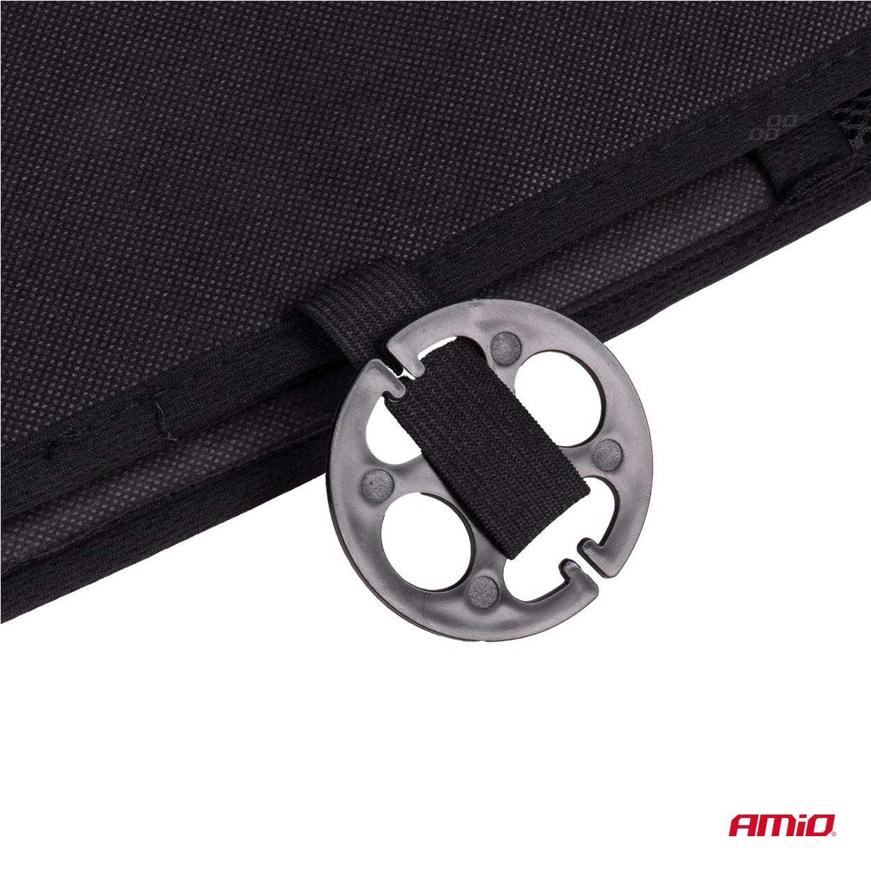 Amio - ΠΛΑΤΟΚΑΘΙΣΜΑ ΜΕ ΞΥΛΙΝΕΣ ΜΠΙΛΙΕΣ & ΥΠΟΣΤΗΡΙΞΗ ΣΤΗΝ ΜΕΣΗ ΣΕ ΜΑΥΡΟ ΧΡΩΜΑ - 1 ΤΕΜ. (03644/AM)