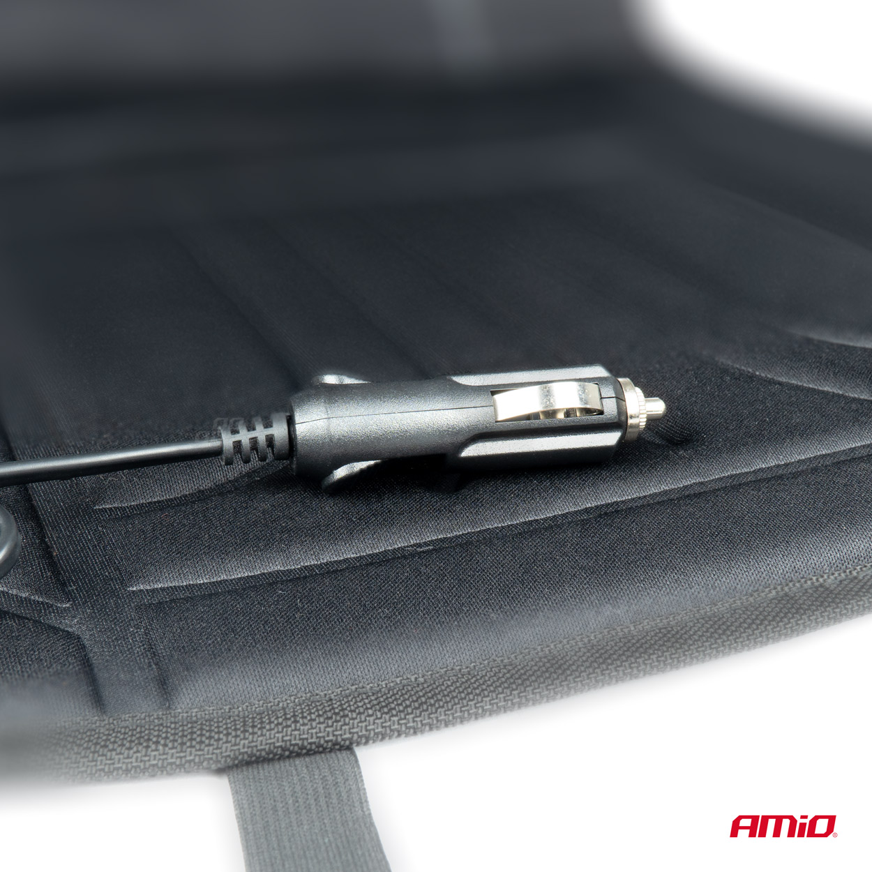 Amio - ΠΛΑΤΟΚΑΘΙΣΜΑ ΘΕΡΜΑΙΝΟΜΕΝΟ 12V 98x48cm ΑΦΡΩΔΕΣ ΥΛΙΚΟ ΚΑΙ ΥΦΑΣΜΑ ΜΑΥΡΟ - 1 τεμ. (03623/AM)