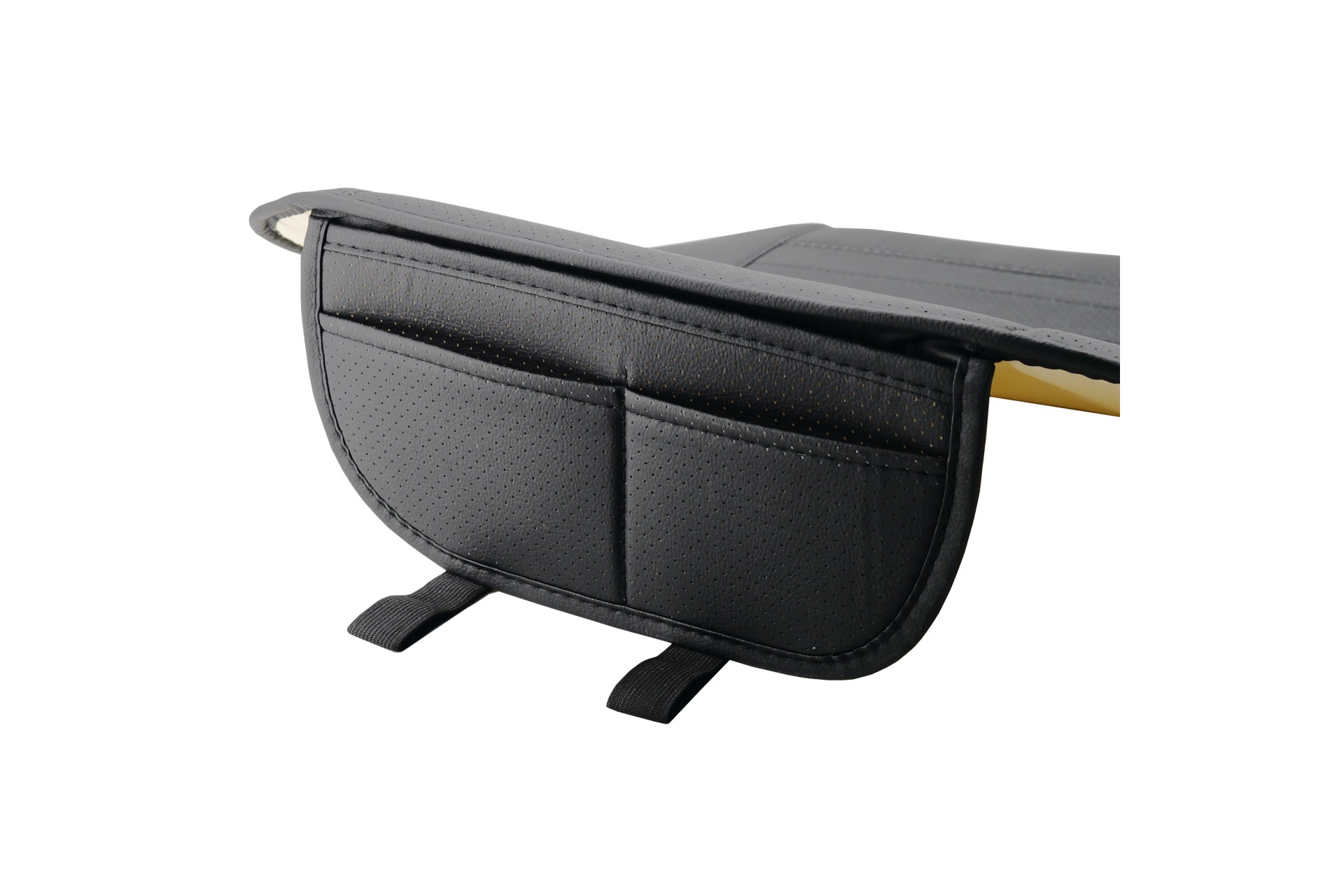 ΕΠΙΠΡΟΣΘΕΤΟ ΚΑΛΥΜΜΑ ΚΑΘΙΣΜΑΤΟΣ ΜΕ ΘΗΚΕΣ ΑΠΟΘΗΚΕΥΣΗΣ ΑΕΡΙΖΟΜΕΝΟ ΟΙΚΟΛΟΓΙΚΟ ΔΕΡΜΑ ΜΑΥΡΟ 52x51x29cm SIMONI RACING - 1 TEM.