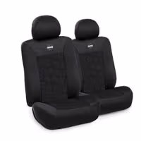 Κάλυμμα Καθισμάτων Πολυεστερικό Μαύρο-Λευκό 2τμχ Momo