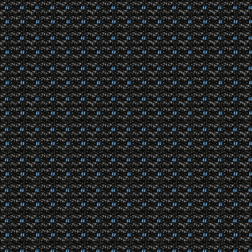 Καλύμματα Καθισμάτων Dots-2, με επανατυλικτήρα ζώνης - Μαύρο / Μπλε