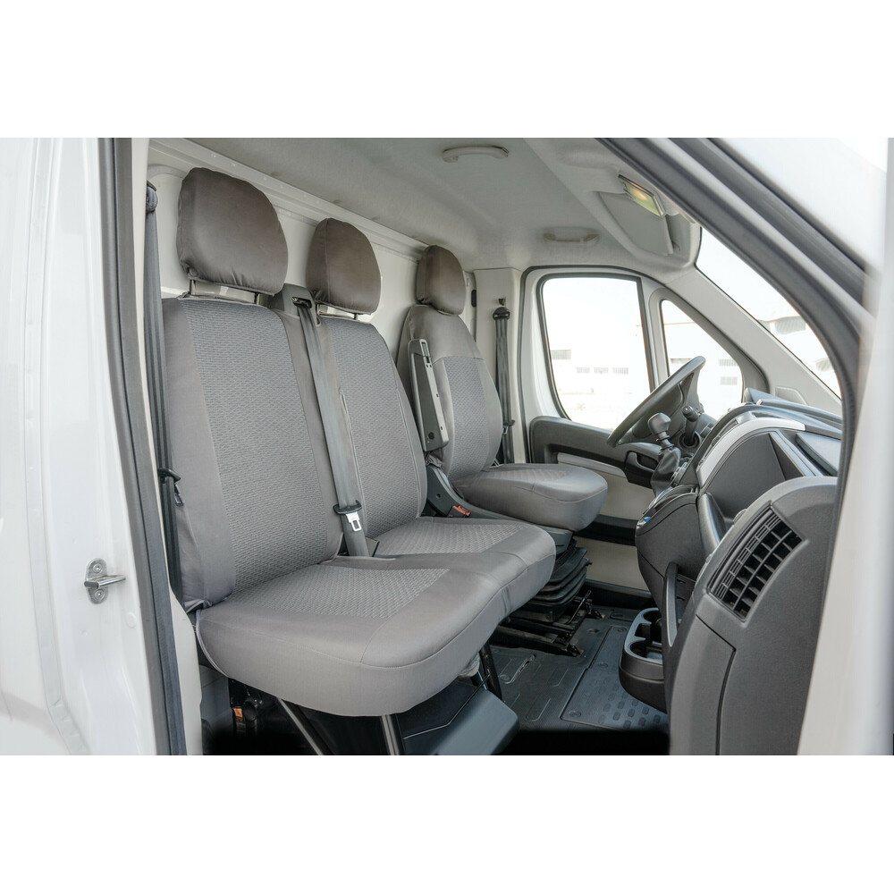 ΚΑΛΥΜΜΑΤΑ ΚΑΘΙΣΜΑΤΩΝ ΚΑΙ ΠΡΟΣΚΕΦΑΛΑ ΓΙΑ 3 ΣΕΙΡΕΣ ΘΕΣΕΩΝ ΣΕ ΓΚΡΙ ΣΚΟΥΡΟ ΧΡΩΜΑ SEDILI SET MEDIUM / LARGE LAMPA - 1 ΤΕΜ.