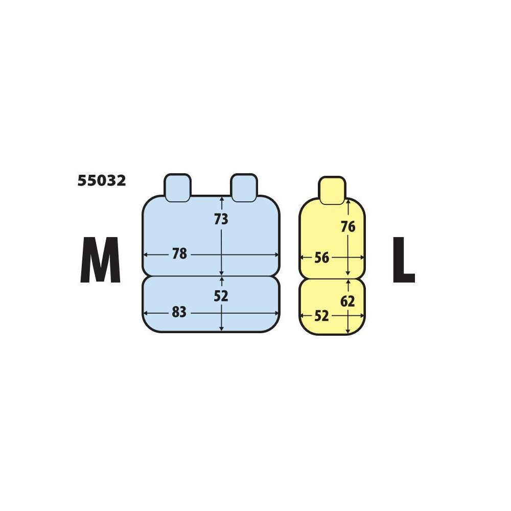 ΚΑΛΥΜΜΑΤΑ ΚΑΘΙΣΜΑΤΩΝ ΚΑΙ ΠΡΟΣΚΕΦΑΛΑ ΓΙΑ 3 ΣΕΙΡΕΣ ΘΕΣΕΩΝ ΣΕ ΓΚΡΙ ΣΚΟΥΡΟ ΧΡΩΜΑ SEDILI SET MEDIUM / LARGE LAMPA - 1 ΤΕΜ.