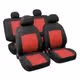 Καλύμματα Καθισμάτων PRODICA SET 4τεμ. Μαύρο/Κόκκινο