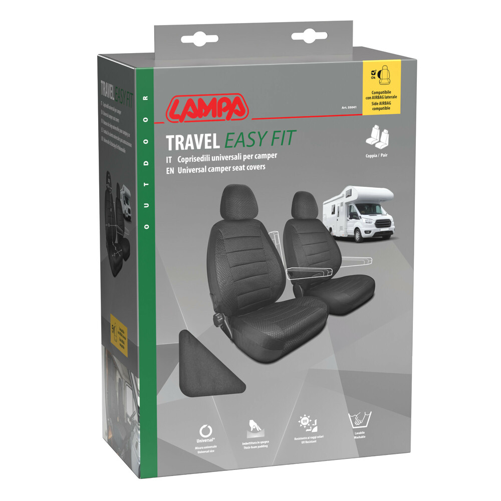 ΚΑΛΥΜΜΑΤΑ ΚΑΘΙΣΜΑΤΩΝ TRAVEL EASY FIT ΓΙΑ ΤΡΟΧΟΣΠΙΤΟ ΣΕ ΜΑΥΡΟ ΧΡΩΜΑ ΜΕ ΠΛΕΞΗ ΖΑΚΑΡ 2ΤΕΜ.