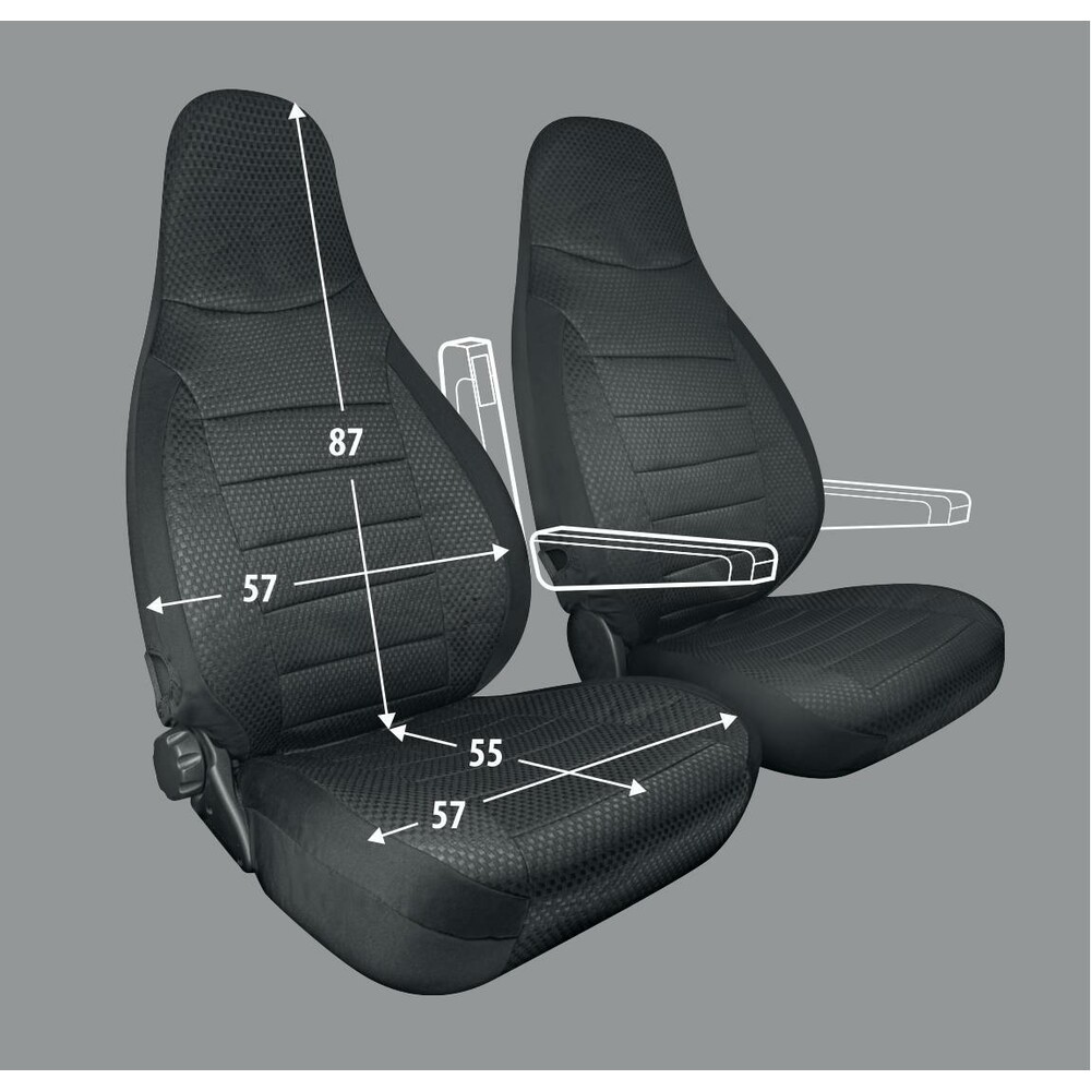 ΚΑΛΥΜΜΑΤΑ ΚΑΘΙΣΜΑΤΩΝ TRAVEL ENTIRE ΓΙΑ ΤΡΟΧΟΣΠΙΤΟ ΣΕ ΜΑΥΡΟ ΧΡΩΜΑ ΜΕ ΠΛΕΞΗ ΖΑΚΑΡ 2ΤΕΜ.