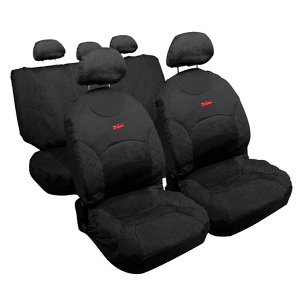 ΚΑΛΥΜΜΑΤΑ ΚΑΘΙΣΜΑΤΩΝ"DRIVE-JEANS" ΣΕΤ - ΜΑΥΡΟ