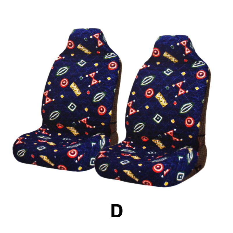 Καλύμματα Μπροστινά ΣΕΤ Universal με Ενσωματωμένο Κεφαλάρι (Ύφασμα/Βαμβάκι/Καπιτονέ) 2 τμχ - D