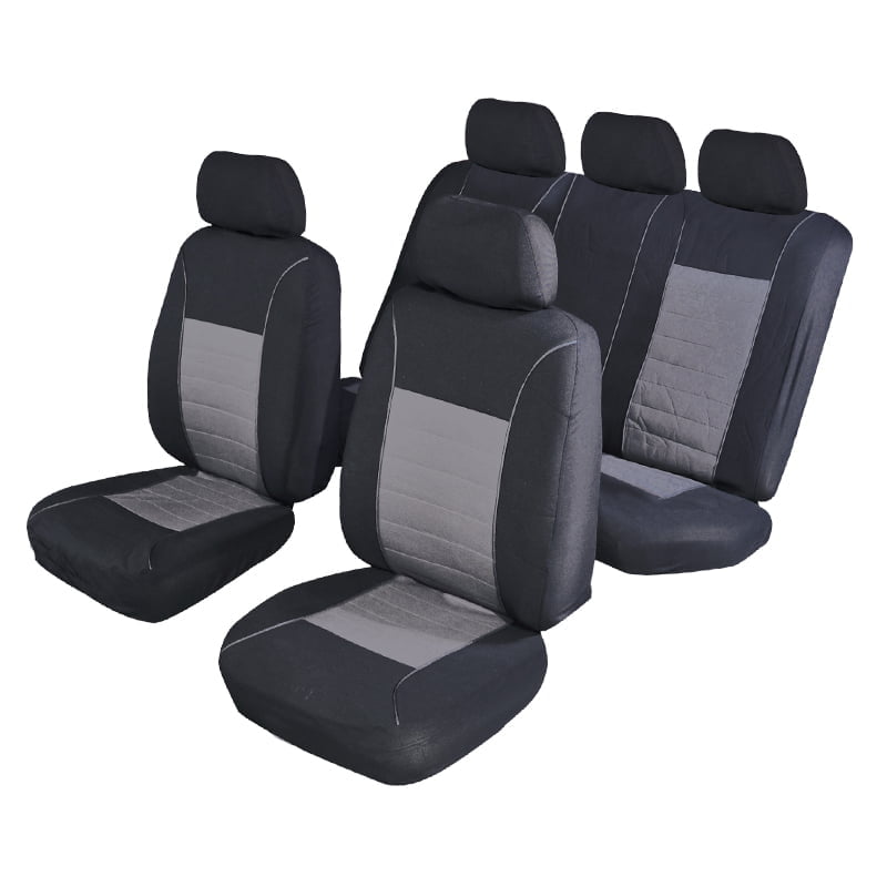 Καλύμματα ΣΕΤ Universal με Αποσπώμενο Κεφαλάρι (Ύφασμα) 11 τμχ - ΑΝΟΙΧΤΟ ΓΚΡΙ