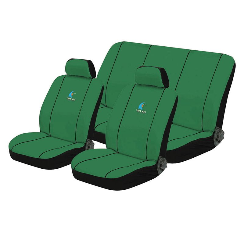 Καλύμματα ΣΕΤ Universal με Αποσπώμενο Κεφαλάρι (Ύφασμα) CANVAS 6 τμχ - ΠΡΑΣΙΝΟ