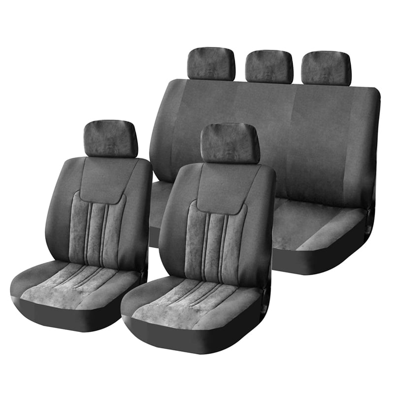 Καλύμματα ΣΕΤ Universal με Αποσπώμενο Κεφαλάρι (Ύφασμα) PATHFINDER 9 τμχ - ΓΚΡΙ