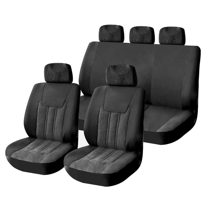 Καλύμματα ΣΕΤ Universal με Αποσπώμενο Κεφαλάρι (Ύφασμα) PATHFINDER 9 τμχ - ΜΑΥΡΟ