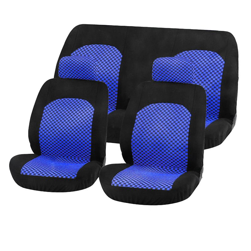 Καλύμματα ΣΕΤ Universal με Αποσπώμενο Κεφαλάρι (Ύφασμα) SPEED 6 τμχ - ΜΑΥΡΟ/ΜΠΛΕ