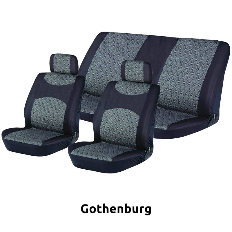 Καλύμματα ΣΕΤ Universal με Αποσπώμενο Κεφαλάρι (Βελούδο) JACQUARD 6 τμχ - Gothenburg