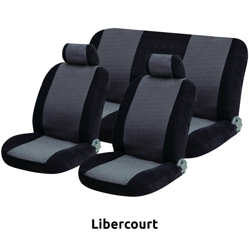 Καλύμματα ΣΕΤ Universal με Αποσπώμενο Κεφαλάρι (Βελούδο) JACQUARD 6 τμχ - Libercourt