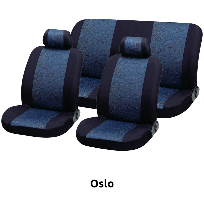 Καλύμματα ΣΕΤ Universal με Αποσπώμενο Κεφαλάρι (Βελούδο) JACQUARD 6 τμχ - Oslo