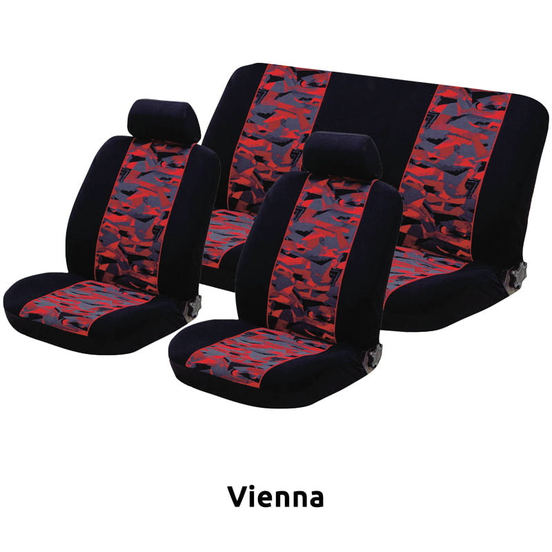 Καλύμματα ΣΕΤ Universal με Αποσπώμενο Κεφαλάρι (Βελούδο) JACQUARD 6 τμχ - Vienna