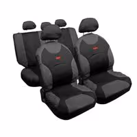 Lampa - ΚΑΛΥΜΜΑΤΑ ΚΑΘΙΣΜΑΤΩΝ "DRIVE-JEANS" ΣΕΤ - ΓΚΡΙ - 9 τεμ. (L5480.7)