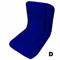 Πλατοκάθισμα Μπροστινό Universal (Γούνινο/Βελούδο) 1 τμχ - D